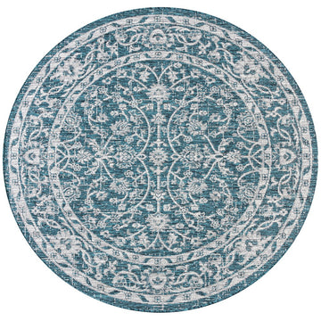 Palazzo Vine And Border Textured Weave Indoor/outdoor Area Rug